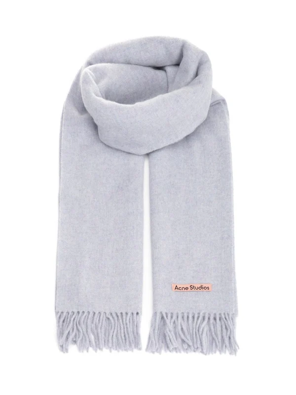 Acne Studios Blue Wool Mufflers