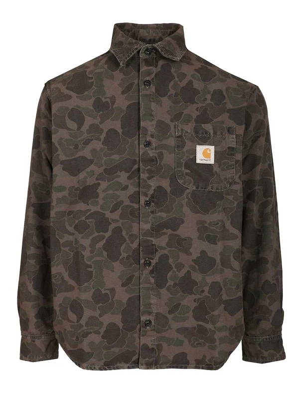 Carhartt Green Camouflage Shirts