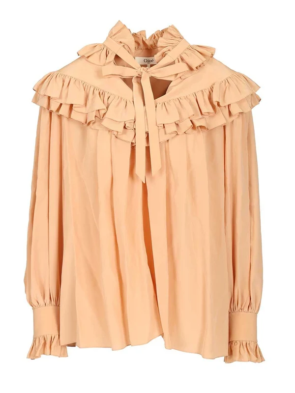 Chloe Beige Shirts & Blouses