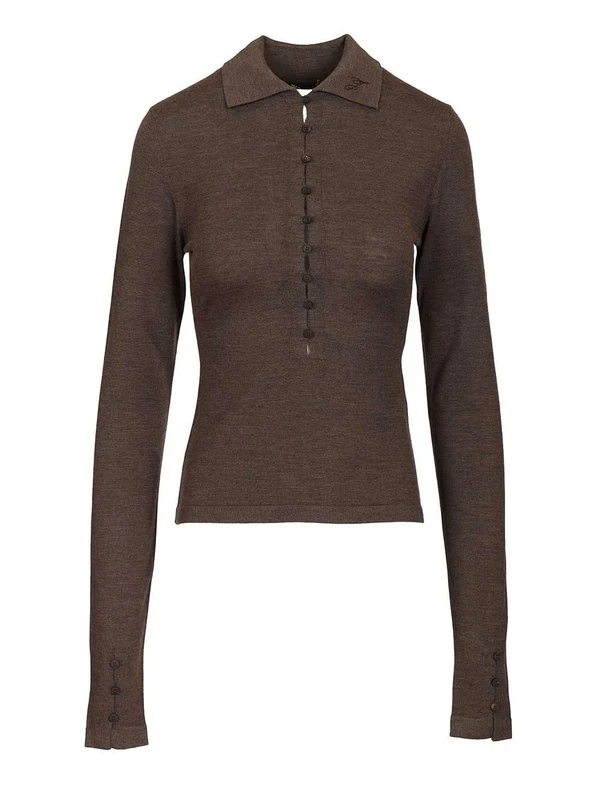 Jacquemus Brown Knitted
