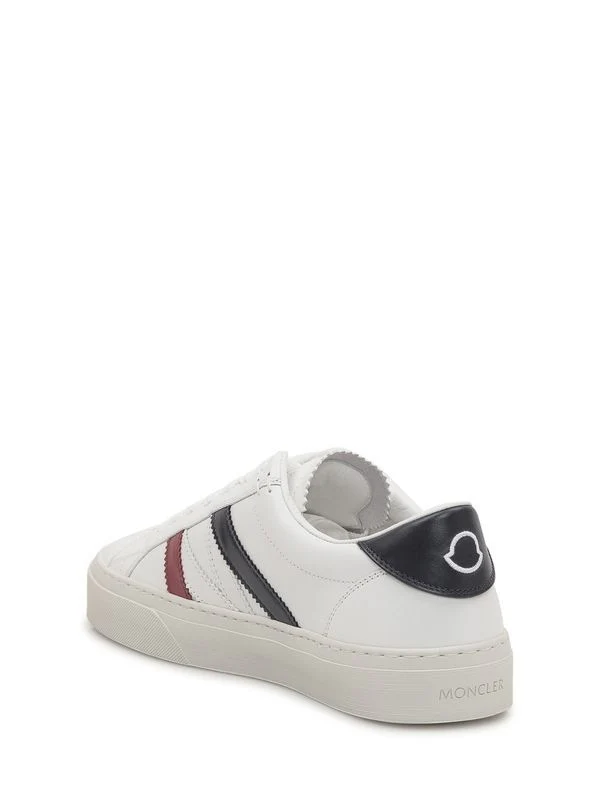 Moncler White Low Top Sneakers - Image 3
