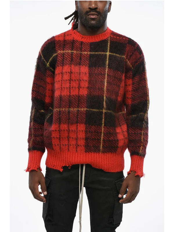 Alexander Mcqueen Red Knitted