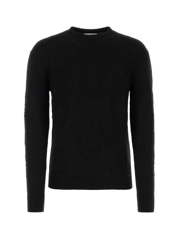 Alexander Mcqueen Black Knitted