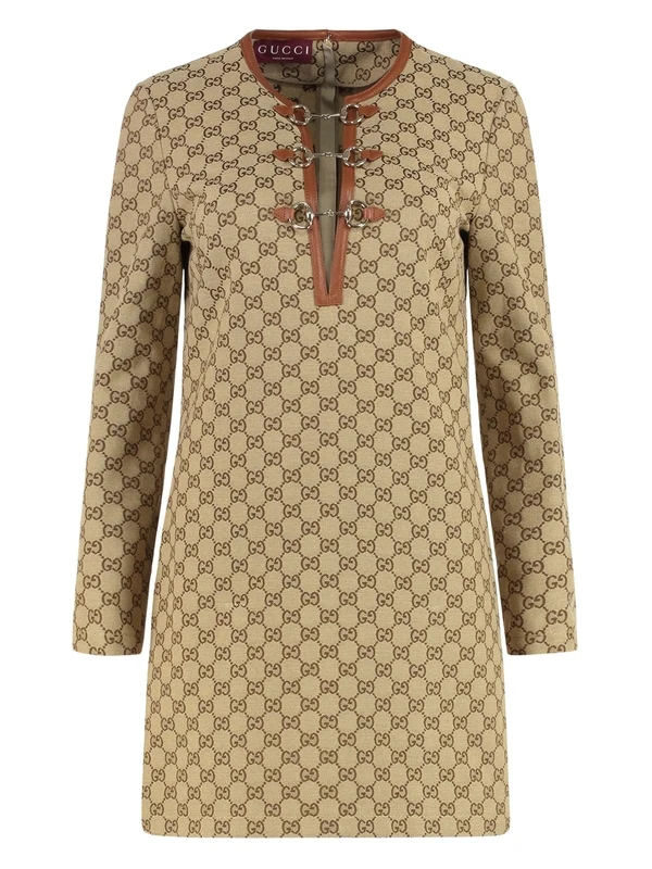 Gucci Brown Mini Dress