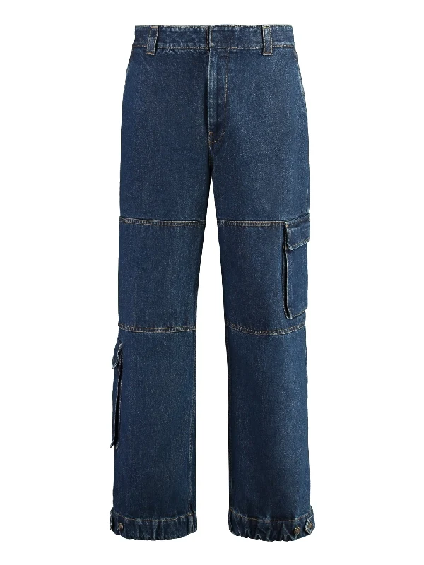 Gucci Blue Denim Pants