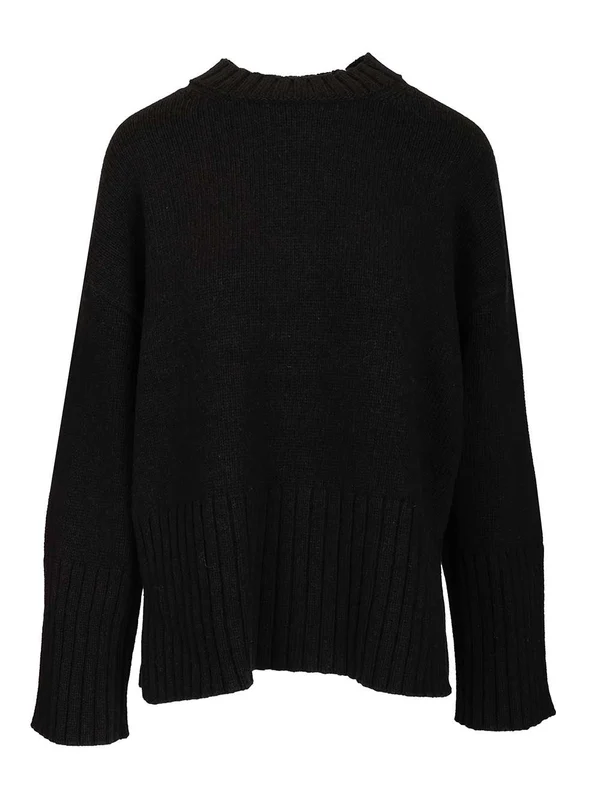 Barbour Black Knitted