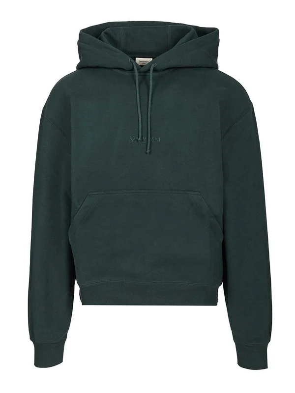 Saint Laurent Green Hoodies