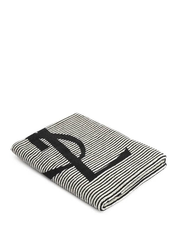 Saint Laurent Beige Black Beach Accessories