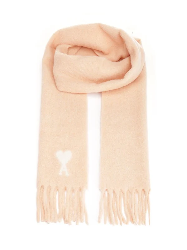 Ami Pink Wool Mufflers