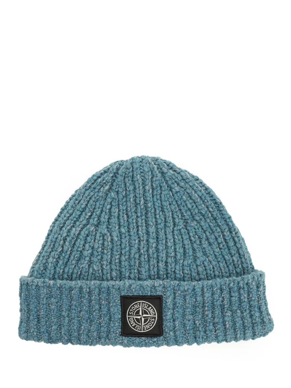 Stone Island Blue Beanies