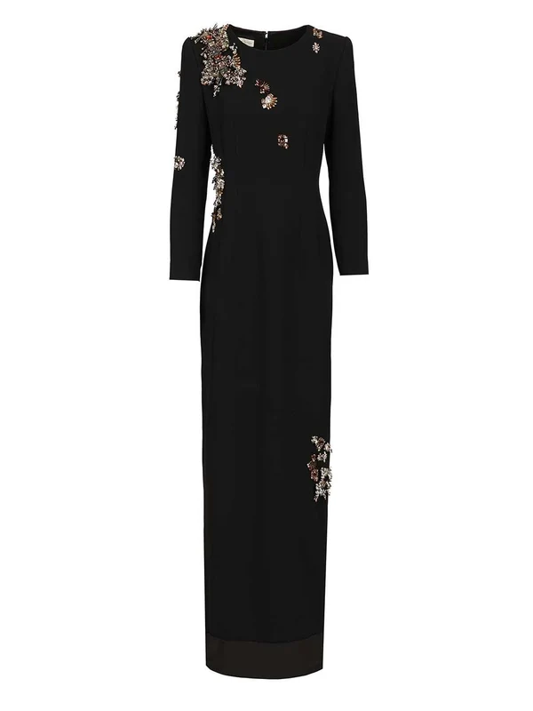 Dries Van Noten Black Long Dress