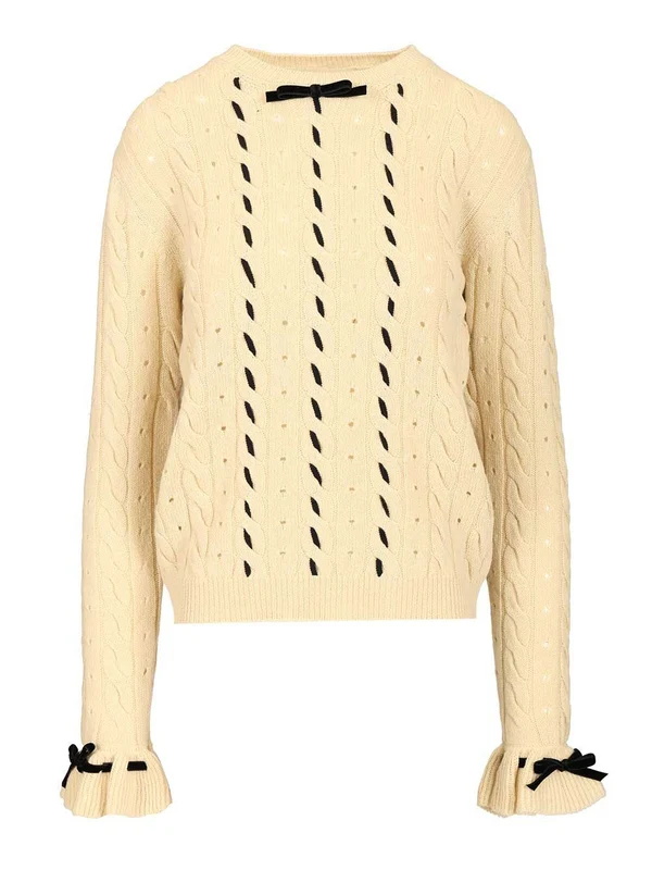 Valentino Beige Knitted