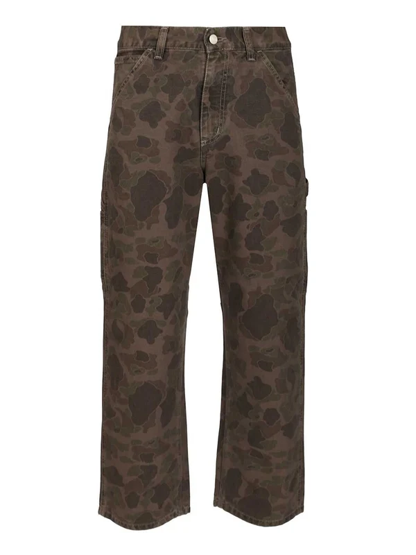 Carhartt Green Camouflage Denim Pants