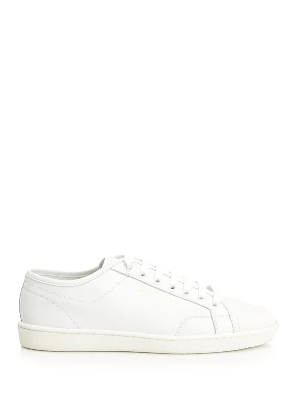 Saint Laurent White Low Top Sneakers