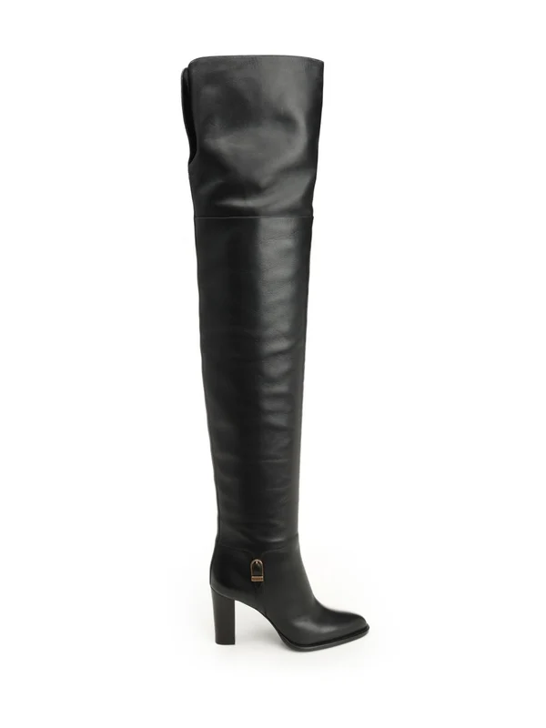 Saint Laurent Black High Boots