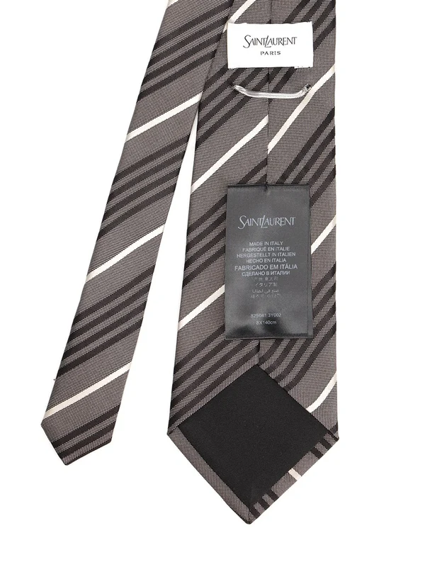Saint Laurent Grey Neck Ties - Image 2