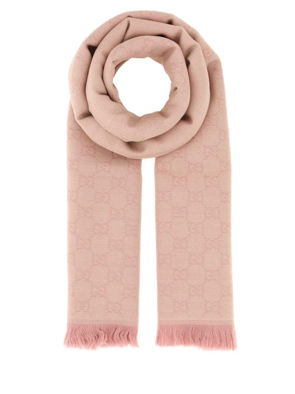 Gucci Pink Wool Mufflers