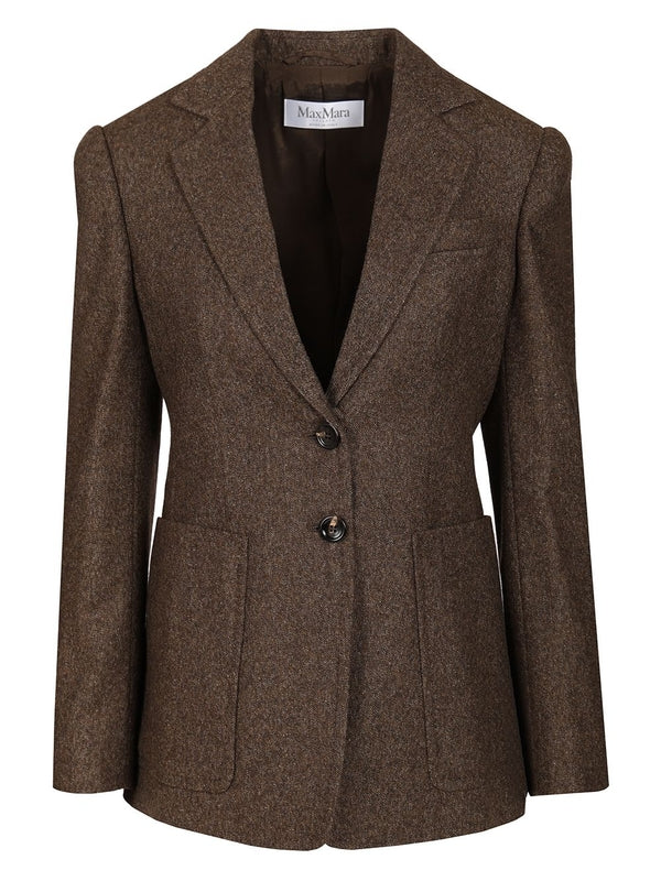 Max Mara Brown Tailored Jackets