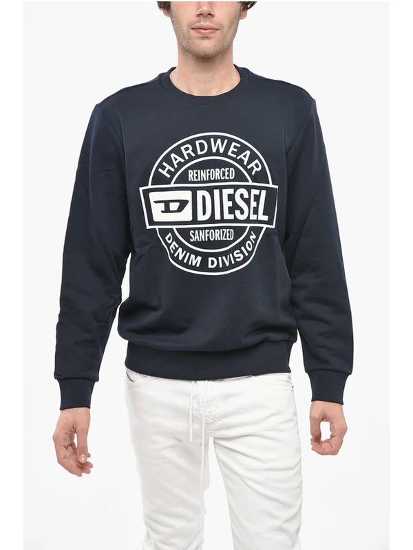 Diesel Navy Sweatshirts