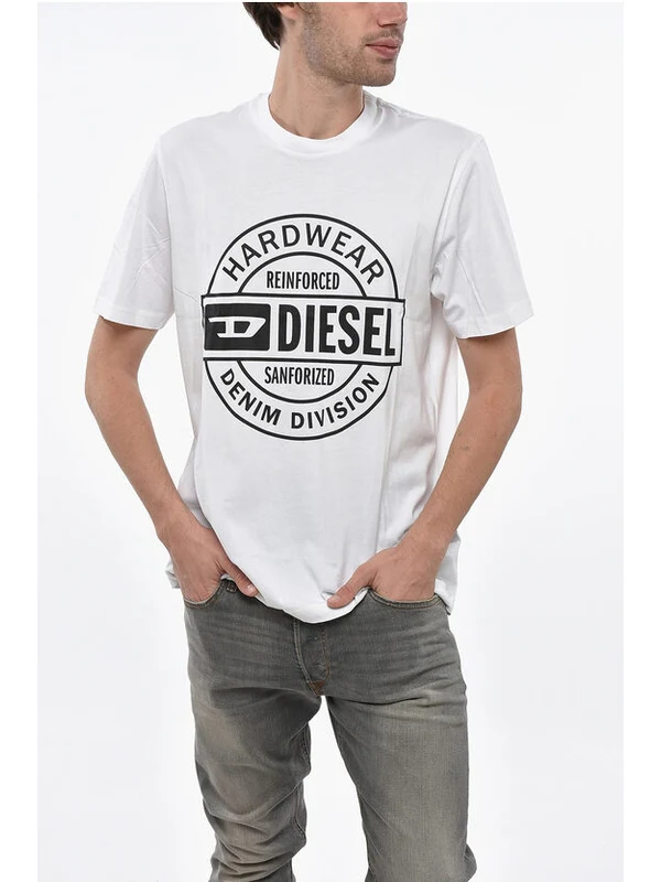 Diesel White Half Sleeve