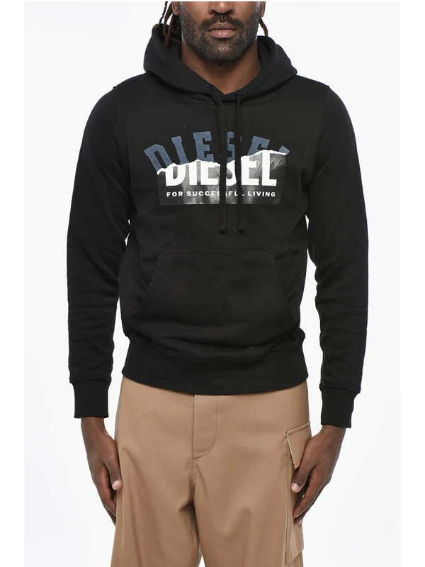 Diesel Black Hoodies