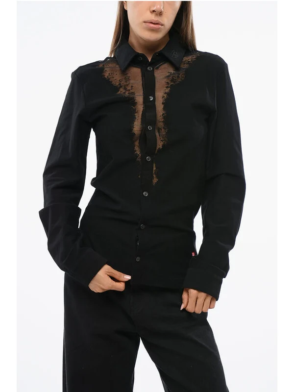 Diesel Black Shirts & Blouses