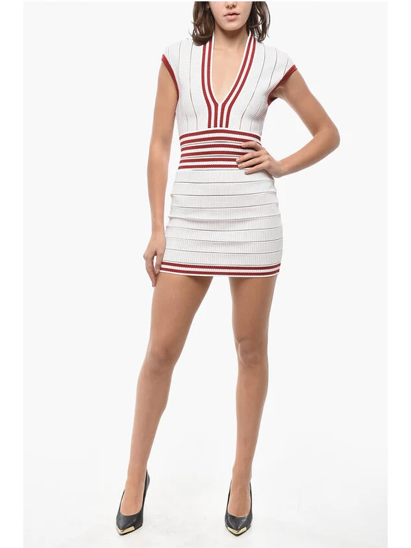 Balmain White Mini Dress