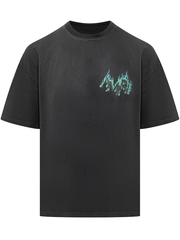 Amiri Black Half Sleeve