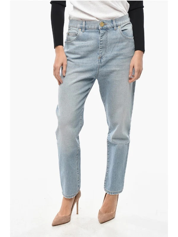 Balmain Blue Denim Pants
