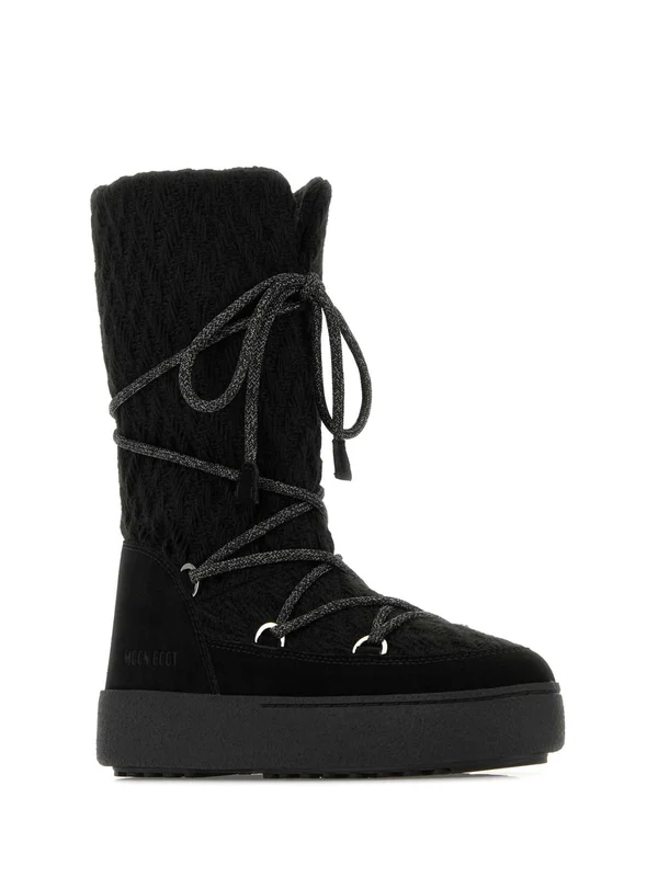 Moon Boot Black Middle Boots - Image 2