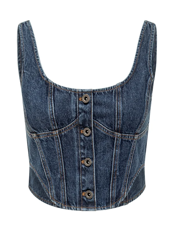 Self-Portrait Navy Sleeveless