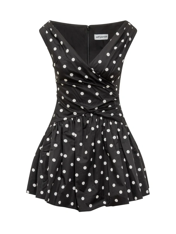 Self-Portrait Black Mini Dress