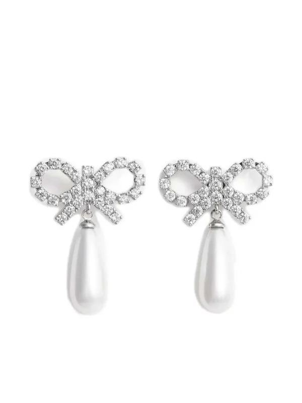 Self-Portrait Silver Earrings
