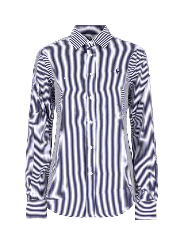 Polo Ralph Lauren Striped Blue Shirts & Blouses