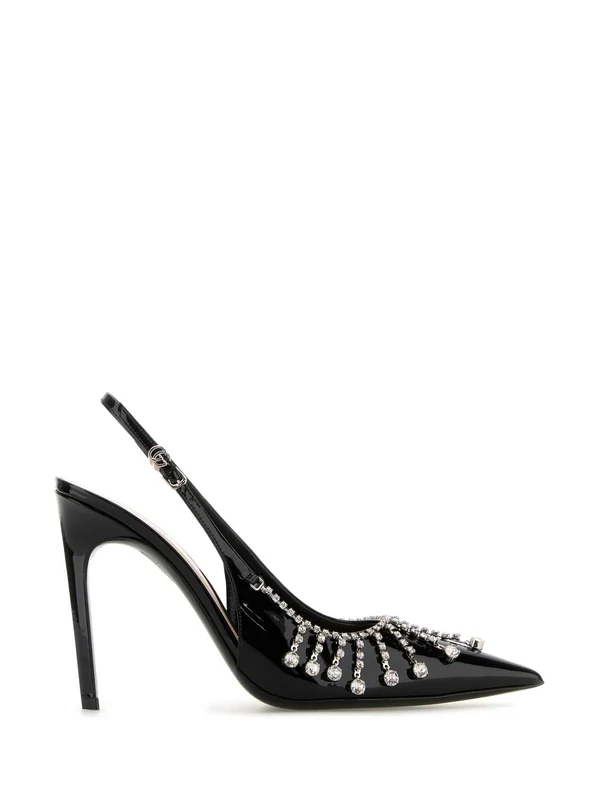 Gucci Black Slingback Heels