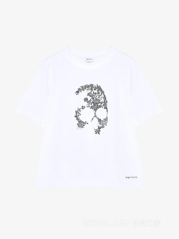Alexander Mcqueen White Half Sleeve