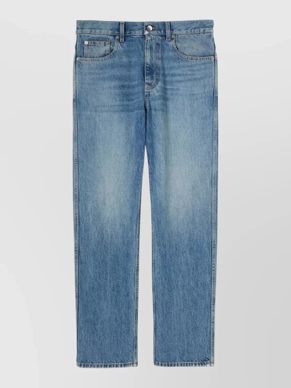 Gucci Blue Denim Pants