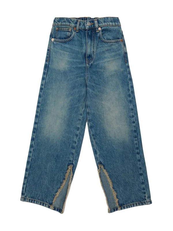 Mm6 Maison Margiela Blue Denim Pants