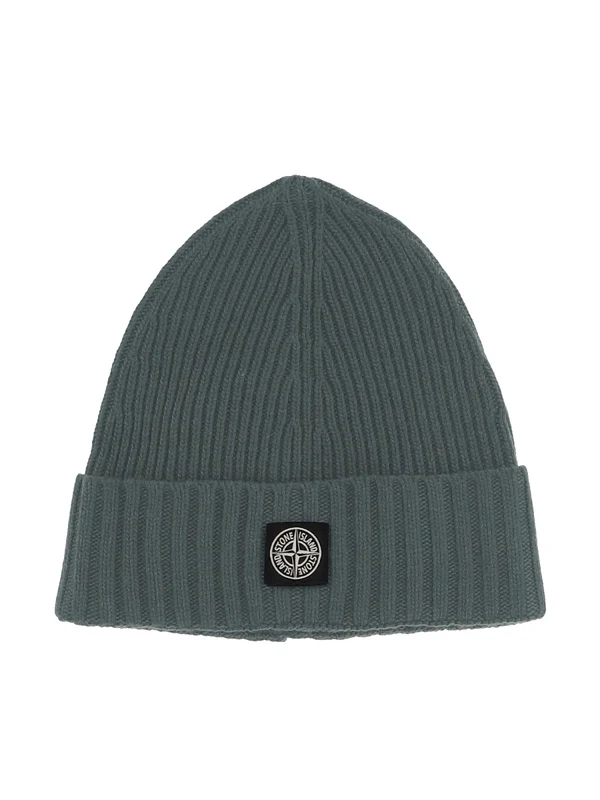 Stone Island Green Beanies