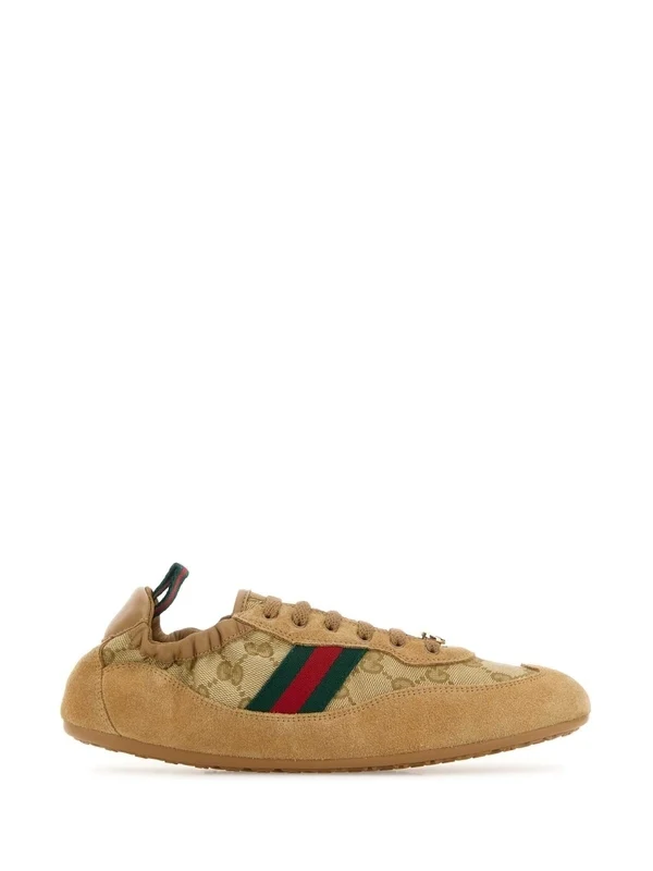 Gucci Beige Low Top Sneakers
