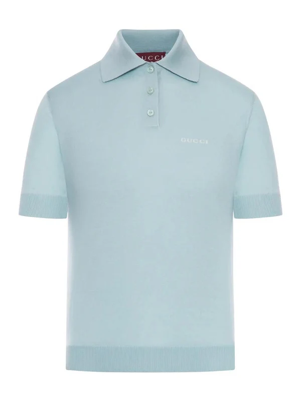 Gucci Blue Polo Shirts