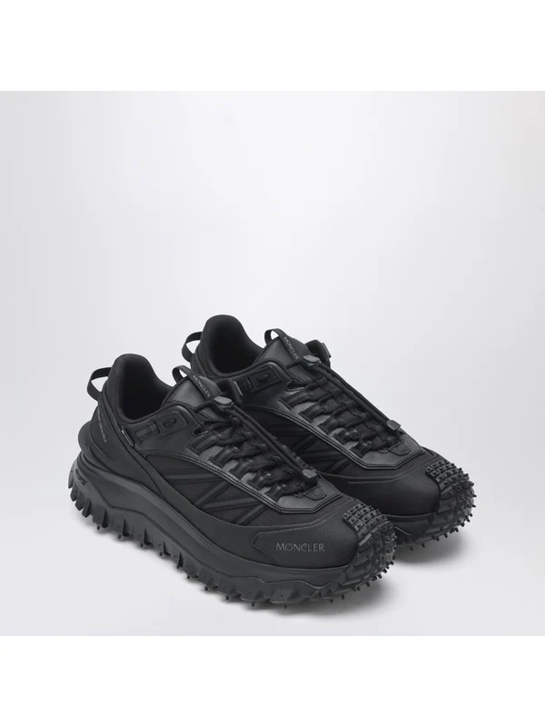 Moncler Black Low Top Sneakers
