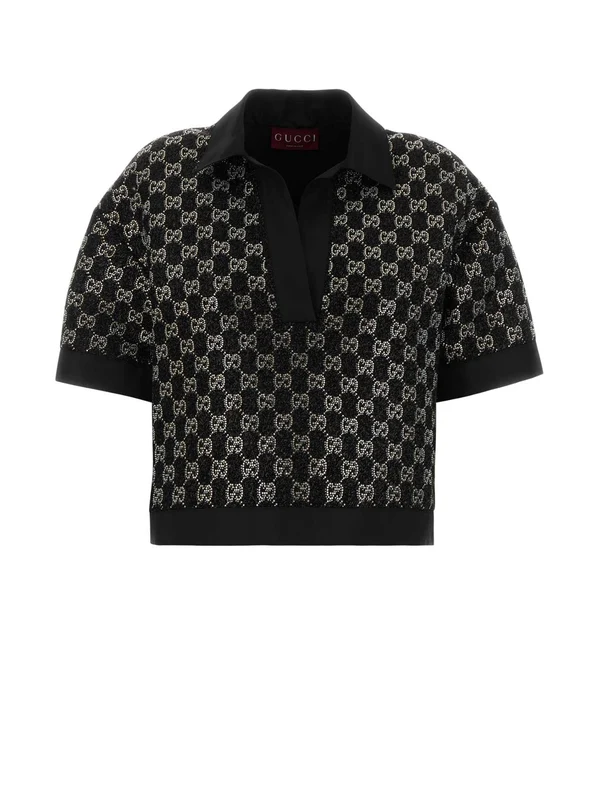 Gucci Black Polo Shirts
