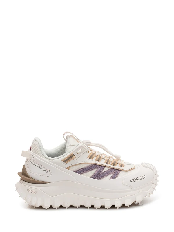 Moncler White Low Top Sneakers