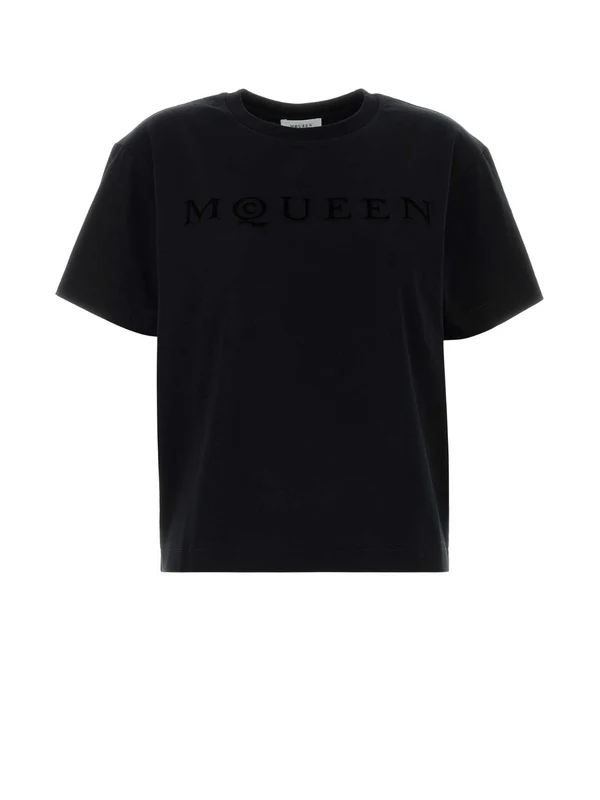 Alexander Mcqueen Black Half Sleeve