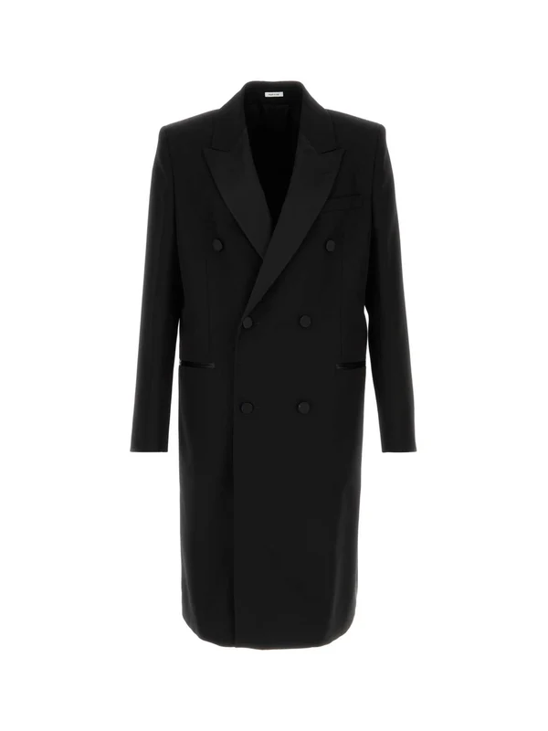 Alexander Mcqueen Black Coats