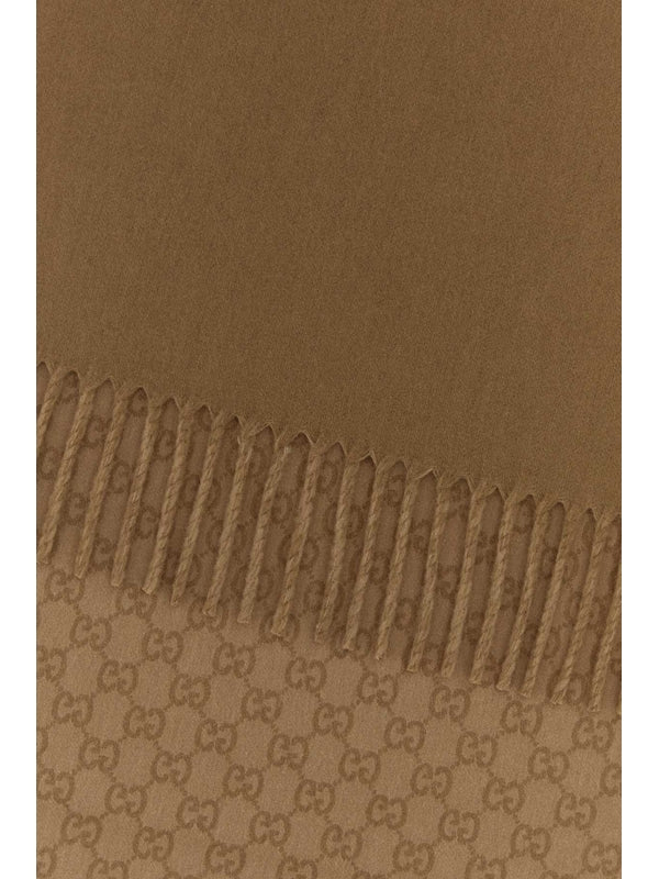 Gucci Brown Wool Mufflers - Image 2