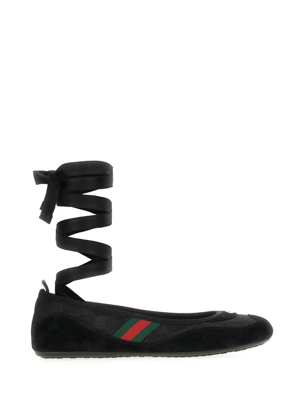 Gucci Black Flat Shoes