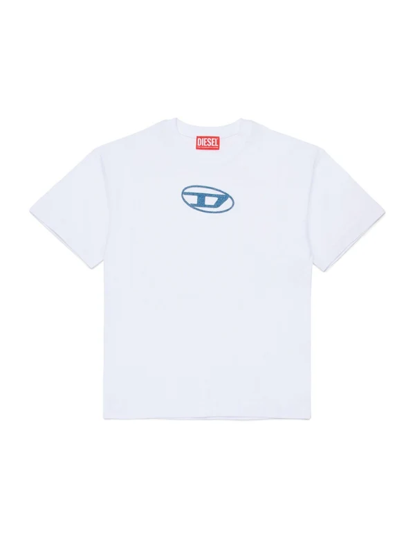 Diesel White Half Sleeve