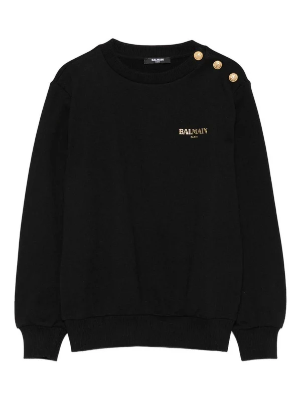 Balmain Black Sweatshirts
